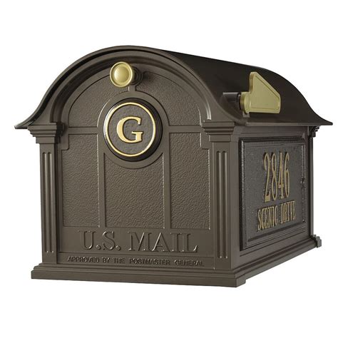 post mount custom made mailbox